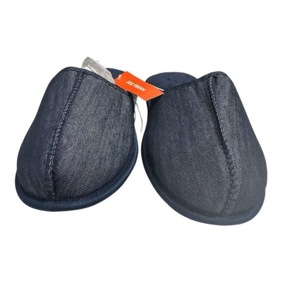 Joe Fresh Blue Denim Slippers Size S (7-8) - Picture 2 of 7